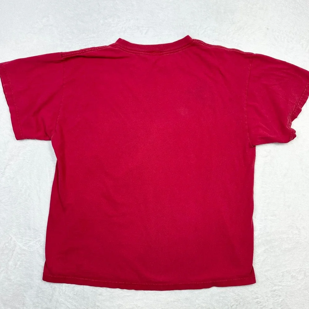 Knott's Berry Farm Shirt Adult Medium Red On Skull Graphic Theme Park Souvenir‎